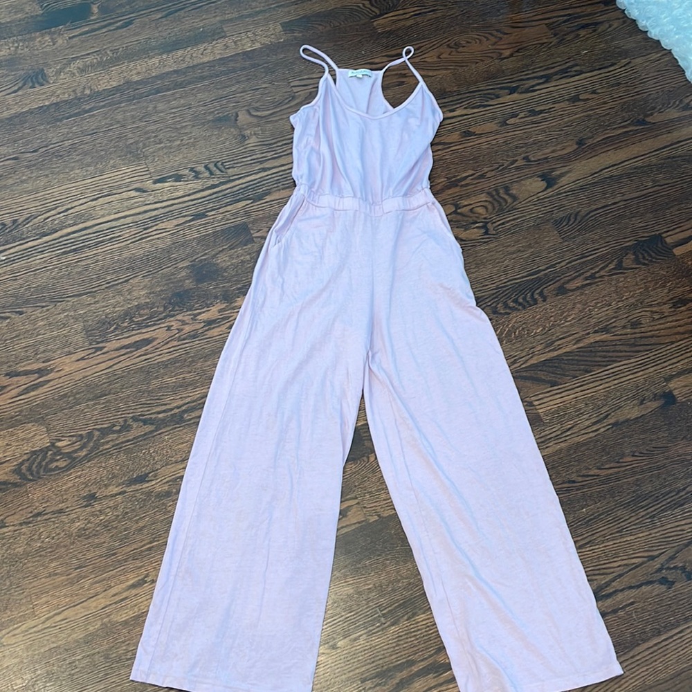 NWOT Michael Stars Darling Racerback Jumpsuit!